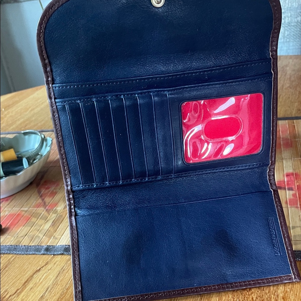 Dooney & Bourke Blue Leather Wallet - Picture 4 of 9